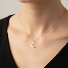 Tabitala TabiTela 8 ayar altın kolye ucu ay GM924 0.5 gr