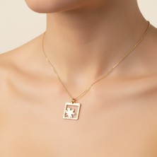 Tabitala TabiTela 8 ayar altın kolye ucu yaprak GM1328 1 gr