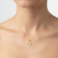 Tabitala TabiTela 14 ayar altın kolye ucu mesih,hazreti isa,isa peygamber GM909 0.5 gr