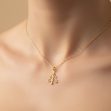 Tabitala TabiTela 14 ayar altın kolye ucu ağaç GM105 0.5 gr