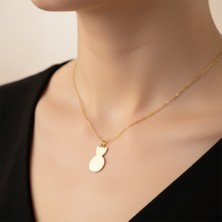 Tabitala TabiTela 14 ayar altın kolye ucu kedi GM265 1 gr