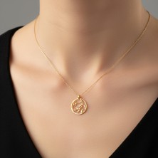 Tabitala TabiTela 14 ayar altın kolye ucu yaprak GM1159 1 gr