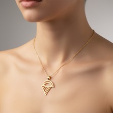 TabiTela 14 ayar altın kolye ucu Horus'un Gözü   GM1711 0.5 gr