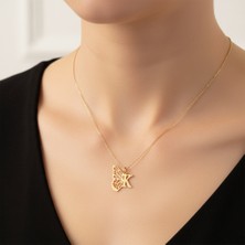 Tabitala TabiTela 8 ayar altın kolye ucu "K"harfi GM358 0.5 gr