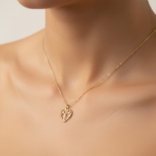 Tabitala TabiTela 14 ayar altın kolye ucu kalp GM942 1 gr