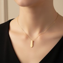 Tabitala TabiTela 14 ayar altın kolye ucu kravat GM137 1 gr