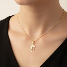 TabiTela 14 ayar altın kolye ucu köpek GM1920 0.5 gr