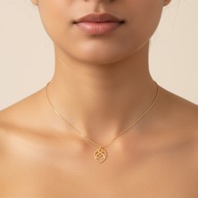 Tabitala TabiTela 14 ayar altın kolye ucu kalp GM1024 1 gr