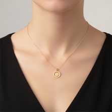 Tabitala TabiTela 8 ayar altın kolye ucu çiçek GM409 1 gr