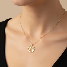 Tabitala TabiTela 8 ayar altın kolye ucu kedi GM590 1 gr