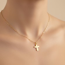 Tabitala TabiTela 14 ayar altın kolye ucu haç GM163 1 gr
