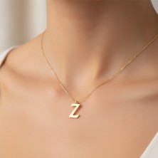 Tabitala TabiTela 14 ayar altın kolye ucu "Z"harfi GM709 1 gr