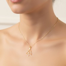 Tabitala TabiTela 14 ayar altın kolye ucu yılbaşı Ağacı ya Noel Ağacı GM287 1 gr