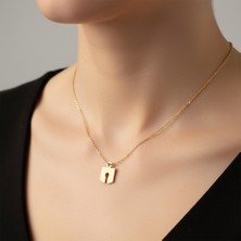 Tabitala TabiTela 14 ayar altın kolye ucu kilit GM213 1 gr