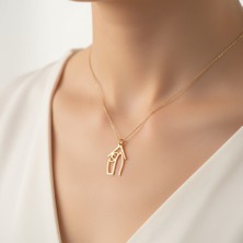 Tabitala TabiTela 14 ayar altın kolye ucu ev GM226 1 gr