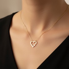 Tabitala TabiTela 8 ayar altın kolye ucu kalp GM25 1 gr