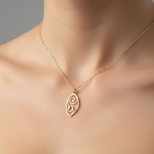 Tabitala TabiTela 14 ayar altın kolye ucu dalga GM58 1 gr