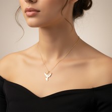 Tabitala TabiTela 14 ayar altın kolye ucu melek GM158 1 gr
