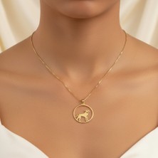 Tabitala TabiTela 14 ayar altın kolye ucu köpek GM467 0.5 gr