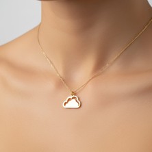 Tabitala TabiTela 14 ayar altın kolye ucu bulut GM577 1 gr