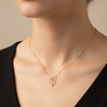 TabiTela 14 ayar altın kolye ucu tülkü   GM1958 0.5 gr