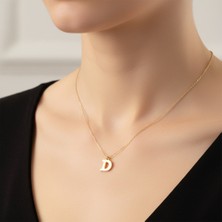 Tabitala TabiTela 8 ayar altın kolye ucu "D"harfi GM630 1 gr