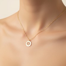 Tabitala TabiTela 8 ayar altın kolye ucu nar GM1221 1 gr