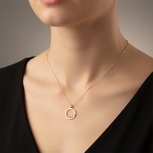Tabitala TabiTela 8 ayar altın kolye ucu yuvarlak GM877 1 gr