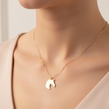 Tabitala TabiTela 14 ayar altın kolye ucu at GM66 1 gr