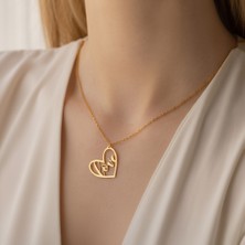 TabiTela 8 ayar altın kolye ucu Aşk   GM2666 0.5 gr