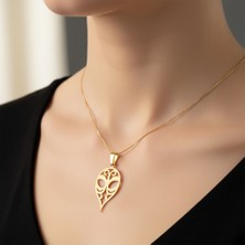 TabiTela 8 ayar altın kolye ucu maske   GM3870 1 gr