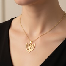 TabiTela 8 ayar altın kolye ucu maske   GM3847 0.5 gr