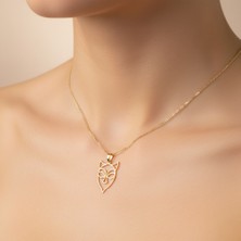 TabiTela 8 ayar altın kolye ucu maske   GM3865 0.5 gr