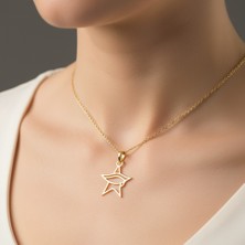 TabiTela 14 ayar altın kolye ucu Horus'un Gözü   GM6756 1 gr