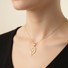 TabiTela 14 ayar altın kolye ucu maske   GM7471 0.5 gr