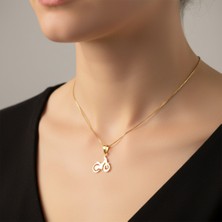 TabiTela 14 ayar altın kolye ucu motosiklet GM8637 0.5 gr