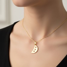 TabiTela 14 ayar altın kolye ucu karpuz GM8543 0.5 gr