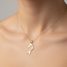 TabiTela 8 ayar altın kolye ucu balık GM8974 0.5 gr