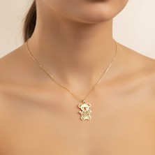 TabiTela 14 ayar altın kolye ucu koala   GM7282 1 gr