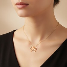 TabiTela 14 ayar altın kolye ucu domuz GM9196 1 gr