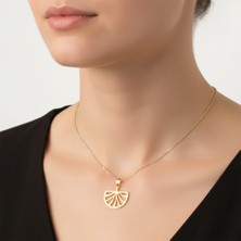 Tabitela 14 Ayar Altın Kolye Ucu Karpuz GM8532 0.5 gr