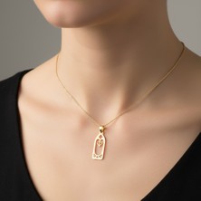 TabiTela 14 ayar altın kolye ucu biberon GM8787 0.5 gr