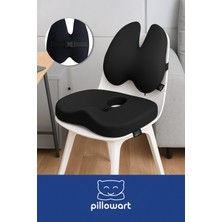 Ergonomik Kelebek Model Bel Destek ve Visco Oturma Minderi