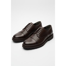 Lusive %100 Hakiki Deri Kahverengi Günlük Rahat Klasik Erkek Ayakkabı LUASS27AL0045