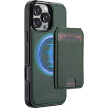 Teleplus iPhone 15 Pro Kılıf Capella L3 Serisi Mıknatıslı Kartlıklı 2-1 Kapak