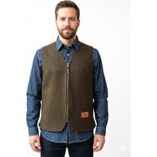 Stuf&co Yün Keçe Yelek (  Barbour Içlik Uyumlu , Barbour Kürk  Uyumlu Yelek)