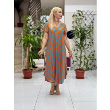 FD17208 Viskon Elbise