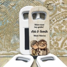 Otuz9 Reklam Yaren Davetiye Dikdörtgen Açacaklı Magnet (10 Adet) Düğün - Nişan - Kına - Nikah - Söz