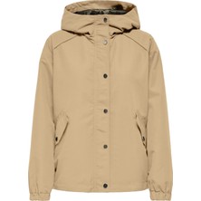 Only 15354468 Kapsonlu Kadin Mont - Bej