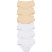 6 Adet Tutku Kadın Yüksek Bel Bato Kalın Lastik Külot S9